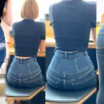 [Gcolle-PPV-811738]ピチピチジーンズヒップ176_ムチムチ！！ハイウエストデニムの突き出し尻！！ハイスペックお姉様♪