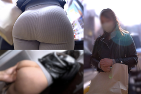 [FC2-PPV-4821947]【着衣巨尻】リブパンツの中で収まりきらない100cmの規格外ヒップのバックショット！