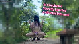 [FC2-PPV-4836039]HA98個人の裏庭で、アナルに振動するローターを挿入しました…(Part1)