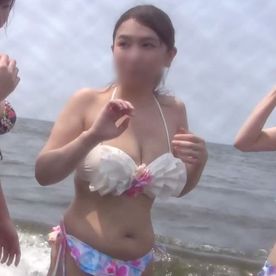 [FC2-PPV-4873408]【素人／個撮】26歳茶髪ポニーテールの清楚可愛いビキニお*さん。むっちり巨乳おっぱいプルンっと揺らして淫れる中出しセックス。