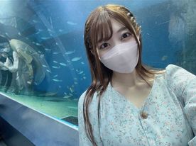 [FC2-PPV-4877569]【Ｇカップ美女】まいちゃんのお友達めいちゃんと水族館デート！デート後即生中出し！