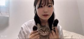 [LAXD-PPV-T6hPxYsVDLpBTrfD9JHwFck]【無】猫好きなかわいい女子大生が、初めてのオナニーライブを配信してくれました。