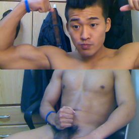 [LAXD-PPV-c0dw7sLXZewqGc450MKRV1h]【チャット】凄筋兄貴の射精見せ合い