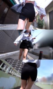 [Pcolle-PPV-2800106a6d304004050]【八頭身美女A】スリット越しの生足美脚とシャツに隠された神秘のノーブラ美乳！