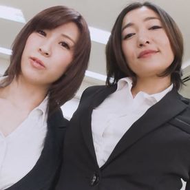 [LAXD-PPV-5vqAPRUmHKUuCPLudGnBn4t]強気な美女コンビが新作下着をアピール、罵りご奉仕から3Pまで攻め続ける痴女オフィス